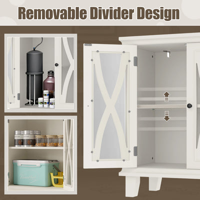 20 Gallon Aquarium Stand with Power Outlets & Storage