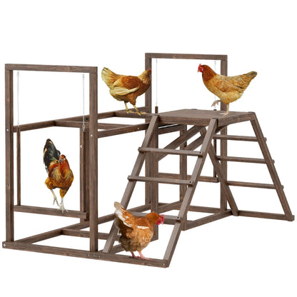 Chicken Coop Accessories - Activity Play Set with Swings - Purrfect Pet Haven