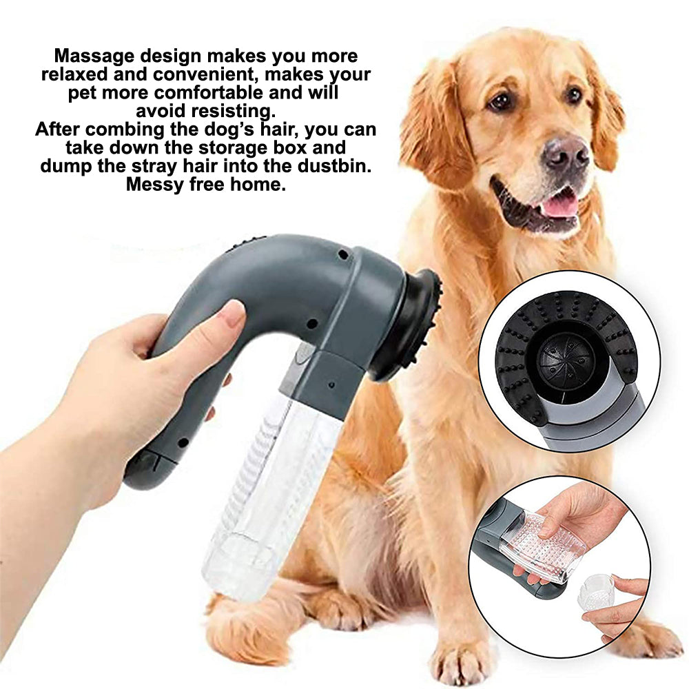 Electric Pet Hair Vacuum Hair Removing Machine- Battery Operated | Purrfect Pet Haven