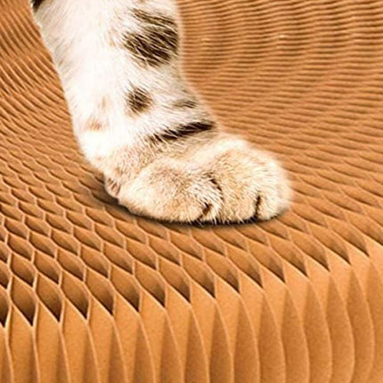 Foldable Cardboard Scratching Post Cat Scraping Pad