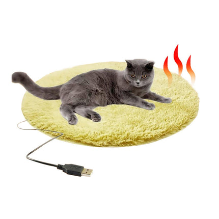 USB Electrical Heated Pet Bed Energy Saving Pet Carpet