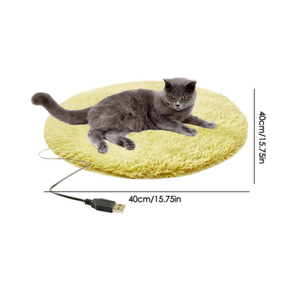 USB Electrical Heated Pet Bed Energy Saving Pet Carpet | Purrfect Pet Haven