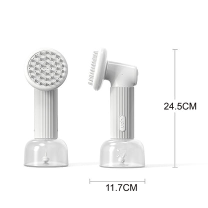 Automatic Foaming Silicone Bristles Pet Bathing Brush- USB Charging | Purrfect Pet Haven