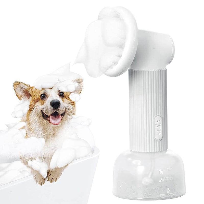 Automatic Foaming Silicone Bristles Pet Bathing Brush- USB Charging | Purrfect Pet Haven
