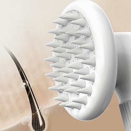 Automatic Foaming Silicone Bristles Pet Bathing Brush- USB Charging