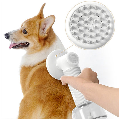 Automatic Foaming Silicone Bristles Pet Bathing Brush- USB Charging | Purrfect Pet Haven