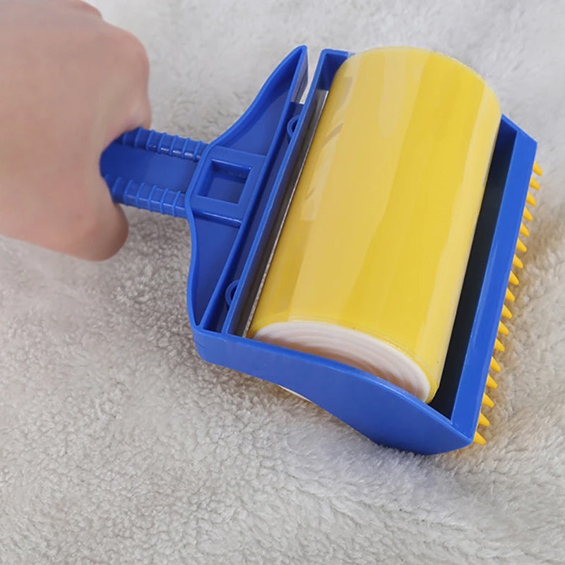 Reusable Sticky Washable Pet Lint Dust Roller Brush | Purrfect Pet Haven