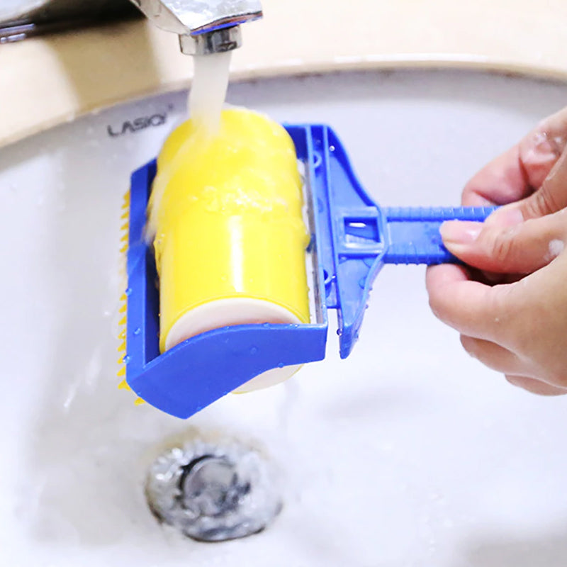 Reusable Sticky Washable Pet Lint Dust Roller Brush | Purrfect Pet Haven