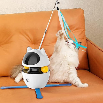 Interactive Indoor Electric Laser and Chasing Cat Toy –USB Charging