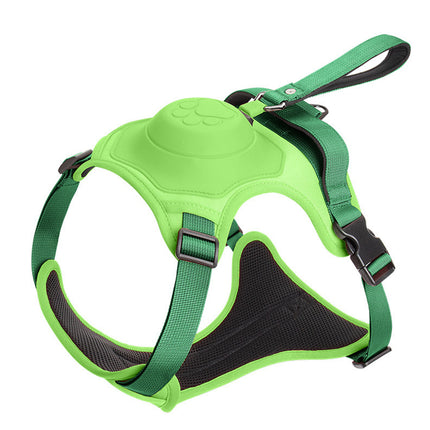 Ultimate 2-in-1 Reflective No-Pull Dog Harness with Retractable Leash and Control Handle