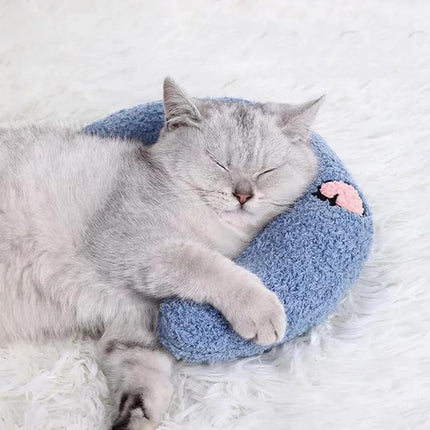 Cozy Calm U-Shaped Calming Pillow for Small Dogs and Cats