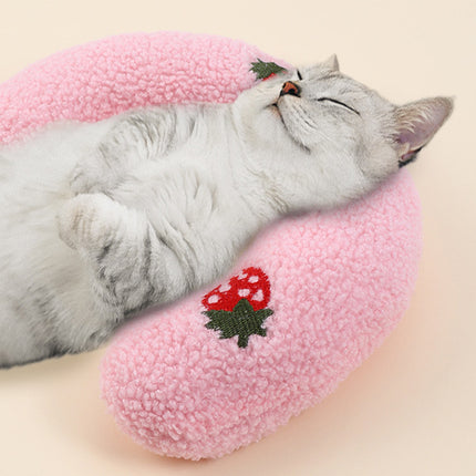 Cozy Calm U-Shaped Calming Pillow for Small Dogs and Cats