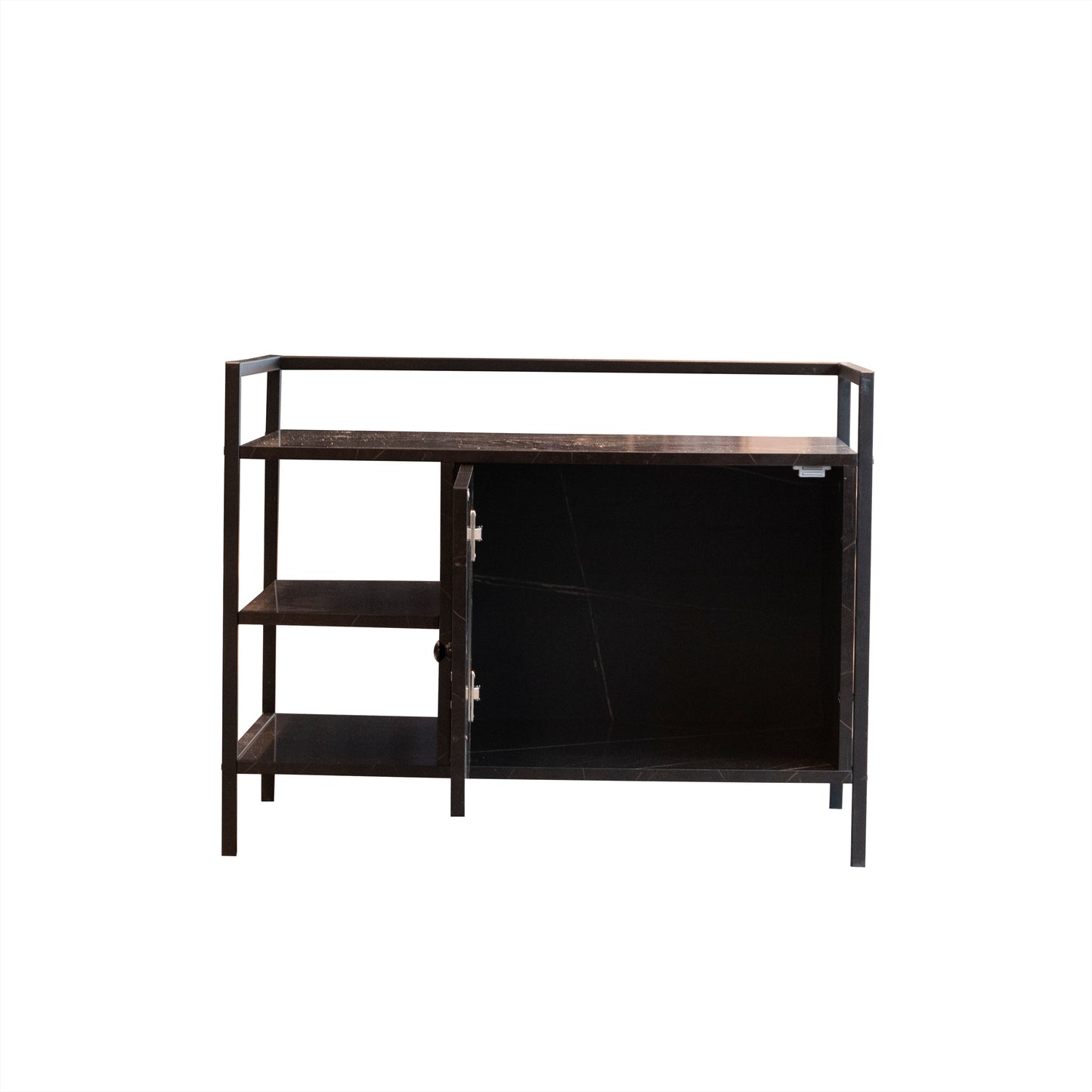 Cat Litter Box Enclosure Wooden Hidden Washroom and Toilet - Antique Black | Purrfect Pet Haven