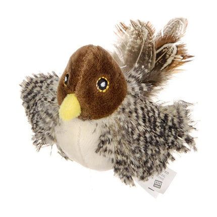 Interactive Simulated Bird Toy for Cats Realistic Design - Non-Removable Battery Powered