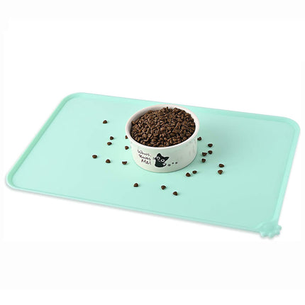 Waterproof Pet Feeding Mats with High Lips - Multiple Size and Colors