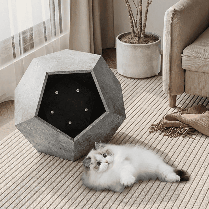 Multifunctional Modern Cat Litter Side Table | Purrfect Pet Haven