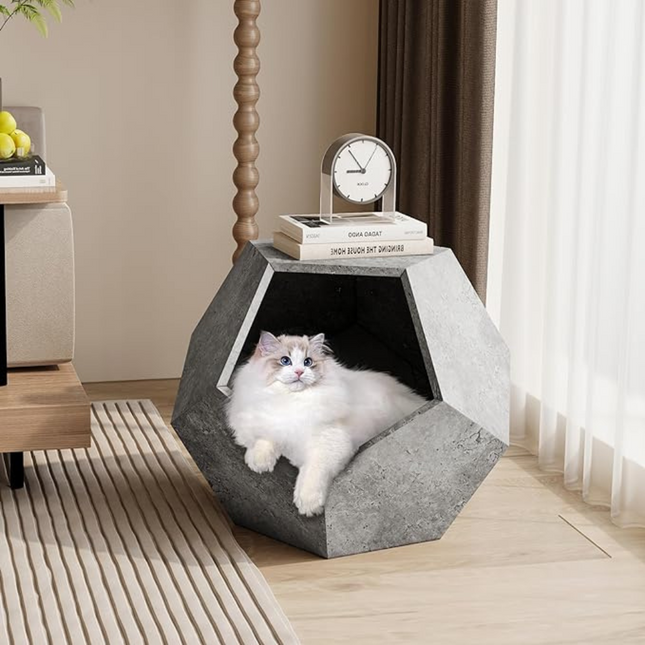 Multifunctional Modern Cat Litter Side Table