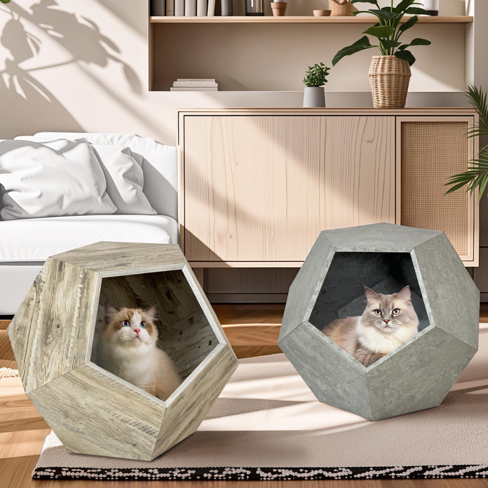 Multifunctional Modern Cat Litter Side Table | Purrfect Pet Haven