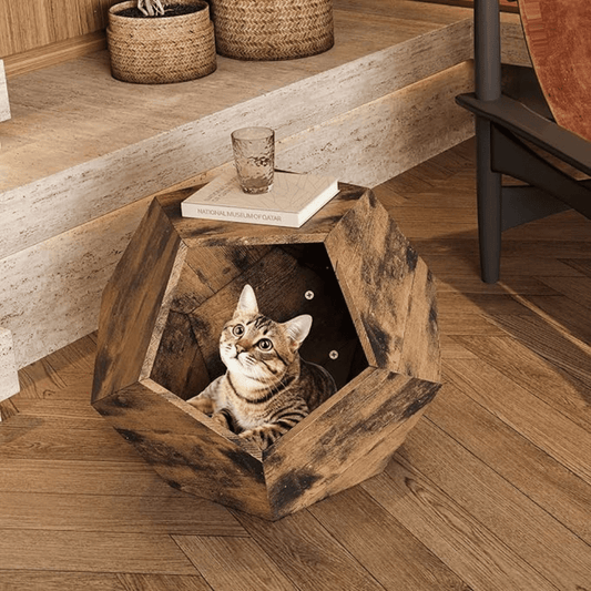 Modern Cat Kennel Side Table | Purrfect Pet Haven
