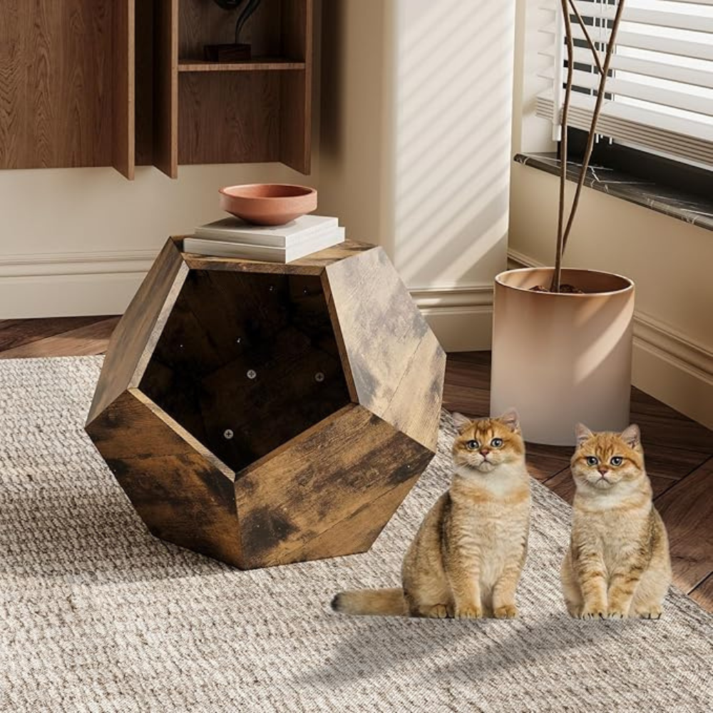 Modern Cat Kennel Side Table | Purrfect Pet Haven