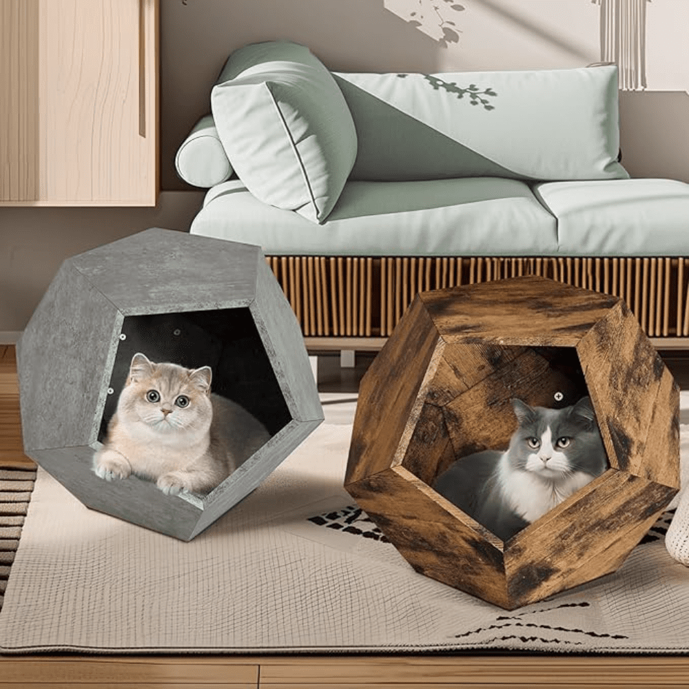 Modern Cat Kennel Side Table | Purrfect Pet Haven