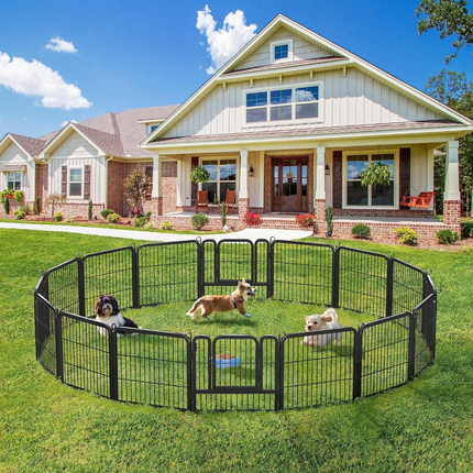 12 Panel Dog Playpen for Small Animals