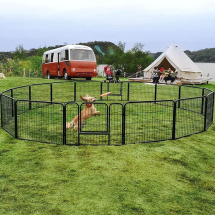 12 Panel Dog Playpen for Small Animals