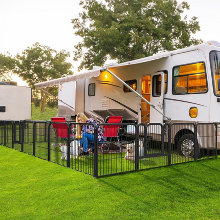 12 Panel Dog Playpen for Small Animals