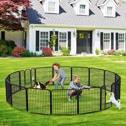 12 Panel Dog Playpen for Small Animals