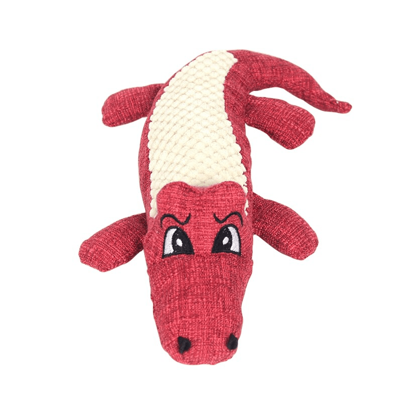 Pet Chew Toys Interactive Cartoon Plush Alligator Shape Dog Grinding Teeth Training Supplies | Purrfect Pet Haven