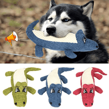 Pet Chew Toys Interactive Cartoon Plush Alligator Shape Dog Grinding Teeth Training Supplies | Purrfect Pet Haven