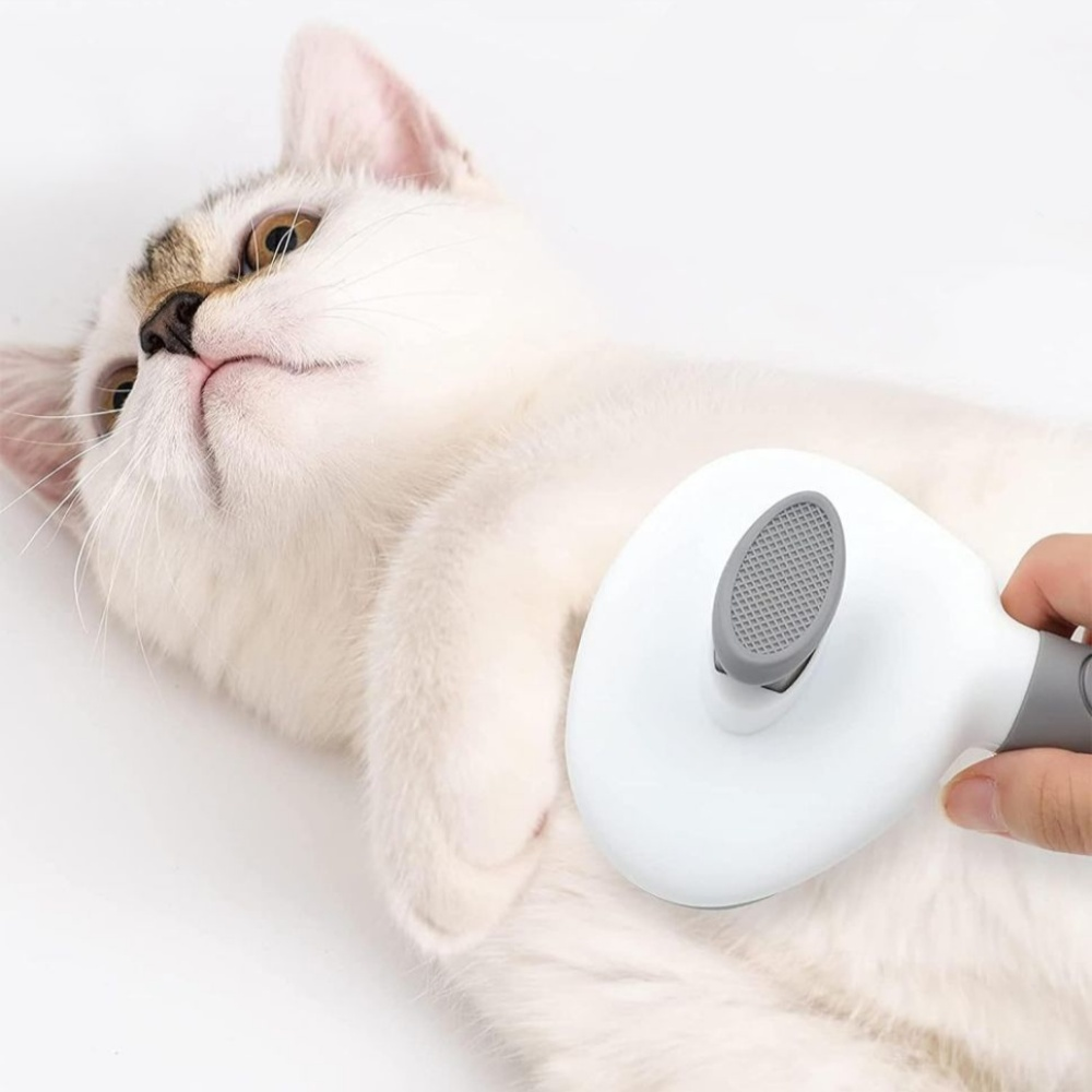 Self Cleaning Pet Hair Remover Brush Pets Dematting Comb | Purrfect Pet Haven