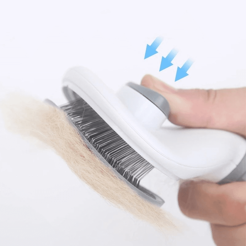 Self Cleaning Pet Hair Remover Brush Pets Dematting Comb | Purrfect Pet Haven