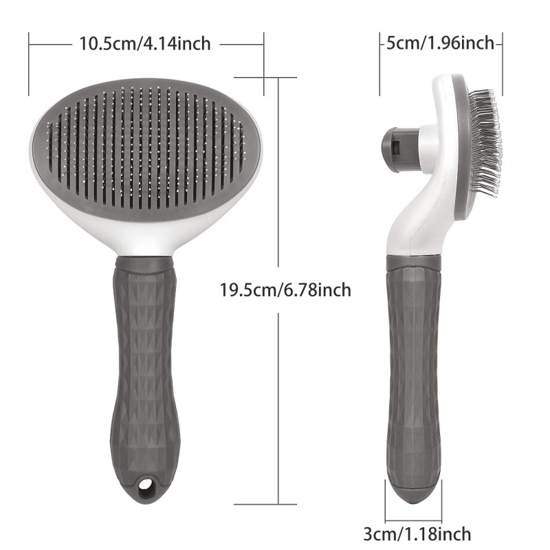 Self Cleaning Pet Hair Remover Brush Pets Dematting Comb | Purrfect Pet Haven