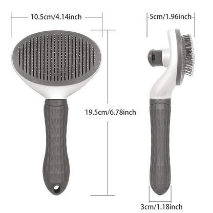 Self Cleaning Pet Hair Remover Brush Pets Dematting Comb | Purrfect Pet Haven
