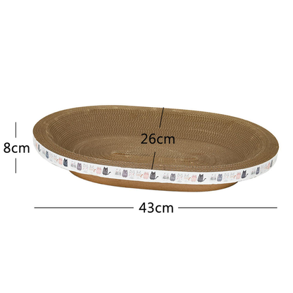 Corrugated Cat Scratcher Oval Grinding Claw Toys for Cats | Purrfect Pet Haven