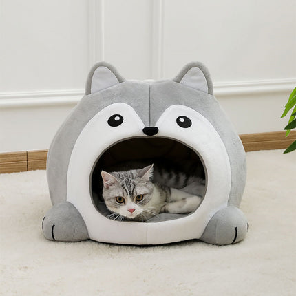 Soft Pet Basket Pet Bed for Cats and Small Dogs