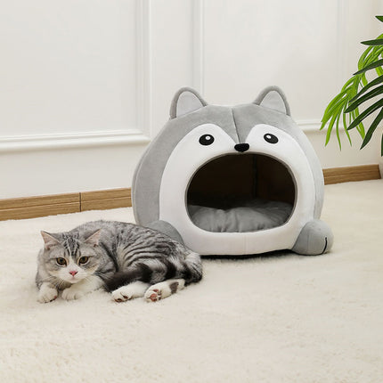 Soft Pet Basket Pet Bed for Cats and Small Dogs