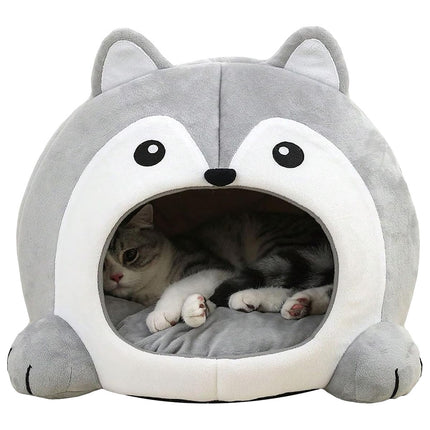 Soft Pet Basket Pet Bed for Cats and Small Dogs