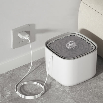 USB Electric Mute 3L Auto Recirculating Cat Water Fountain with Auto Recirculation | Purrfect Pet Haven