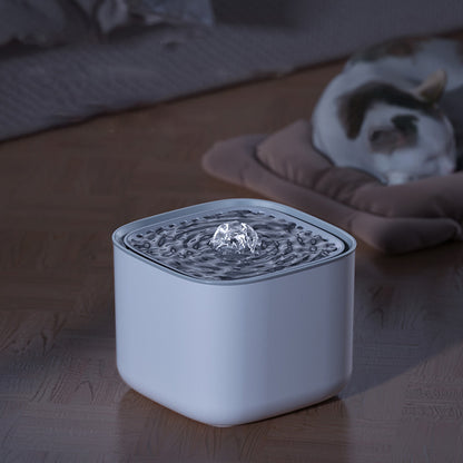 USB Electric Mute 3L Auto Recirculating Cat Water Fountain with Auto Recirculation | Purrfect Pet Haven