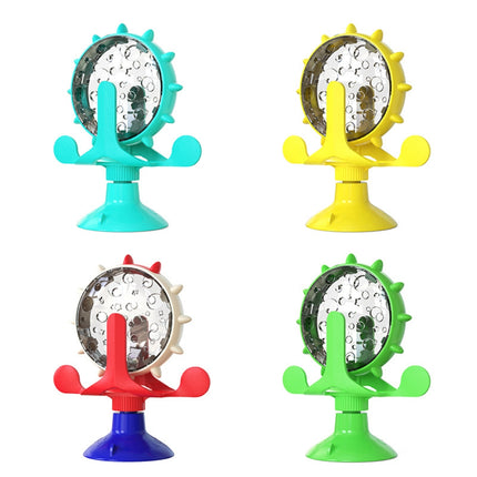 Ferris Wheel Food Dispensing Pet Toy Interactive For Cat Small Dogs