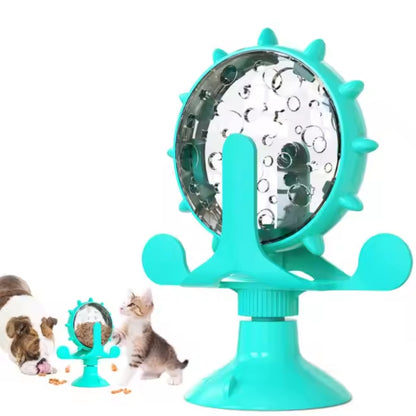 Ferris Wheel Food Dispensing Pet Toy Interactive For Cat Small Dogs | Purrfect Pet Haven