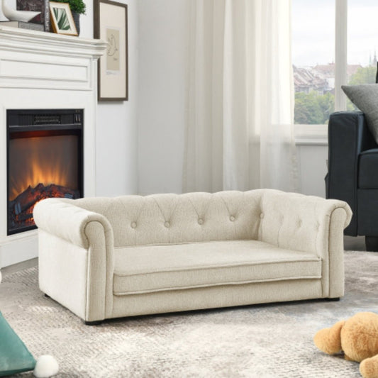 Stylish and Durable Rectangle Pet Bed for Medium and Large Dogs | Purrfect Pet Haven