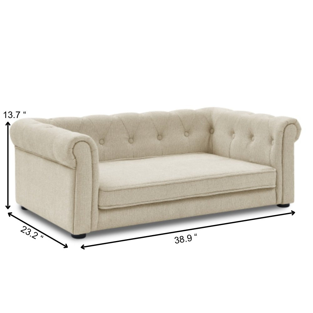 Stylish and Durable Rectangle Pet Bed for Medium and Large Dogs | Purrfect Pet Haven