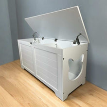 Top Opening Cat Litter Box Enclosure Furniture | Purrfect Pet Haven