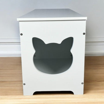 Top Opening Cat Litter Box Enclosure Furniture | Purrfect Pet Haven