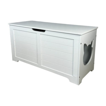 Top Opening Cat Litter Box Enclosure Furniture | Purrfect Pet Haven