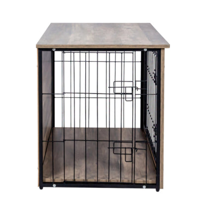 Medium Wooden Dog Crate with Double Doors | Purrfect Pet Haven