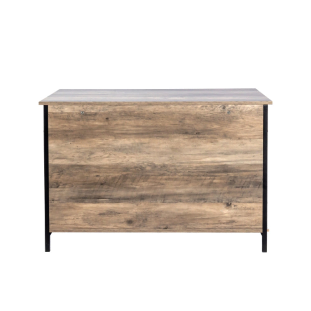 Spacious Wooden Dog Crate Furniture with 2 Doors for Large Medium Dogs | Purrfect Pet Haven